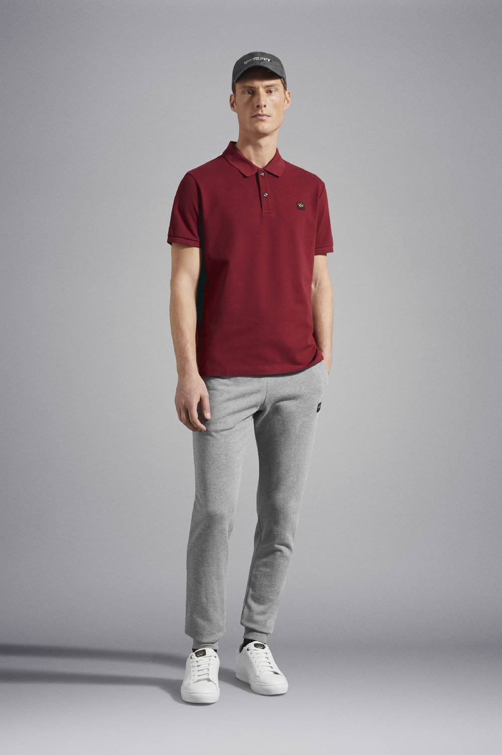 Paul & Shark Pantalone Sportivo In Cotone Con Badge Iconico Paul & Shark