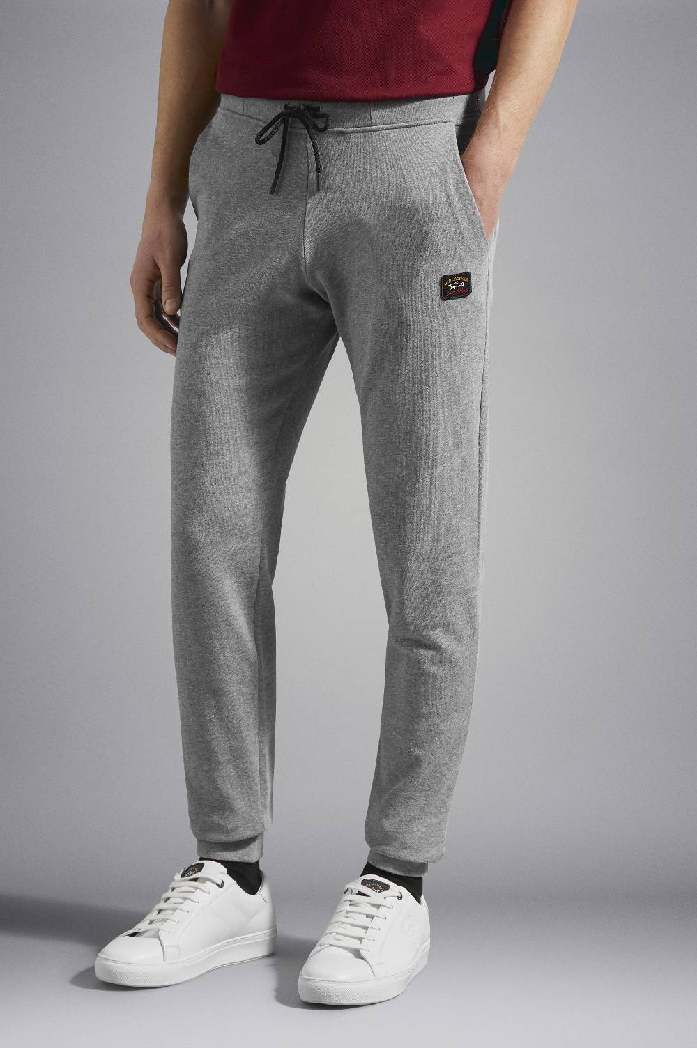 Paul & Shark Pantalone sportivo in cotone con badge iconico Paul & Shark