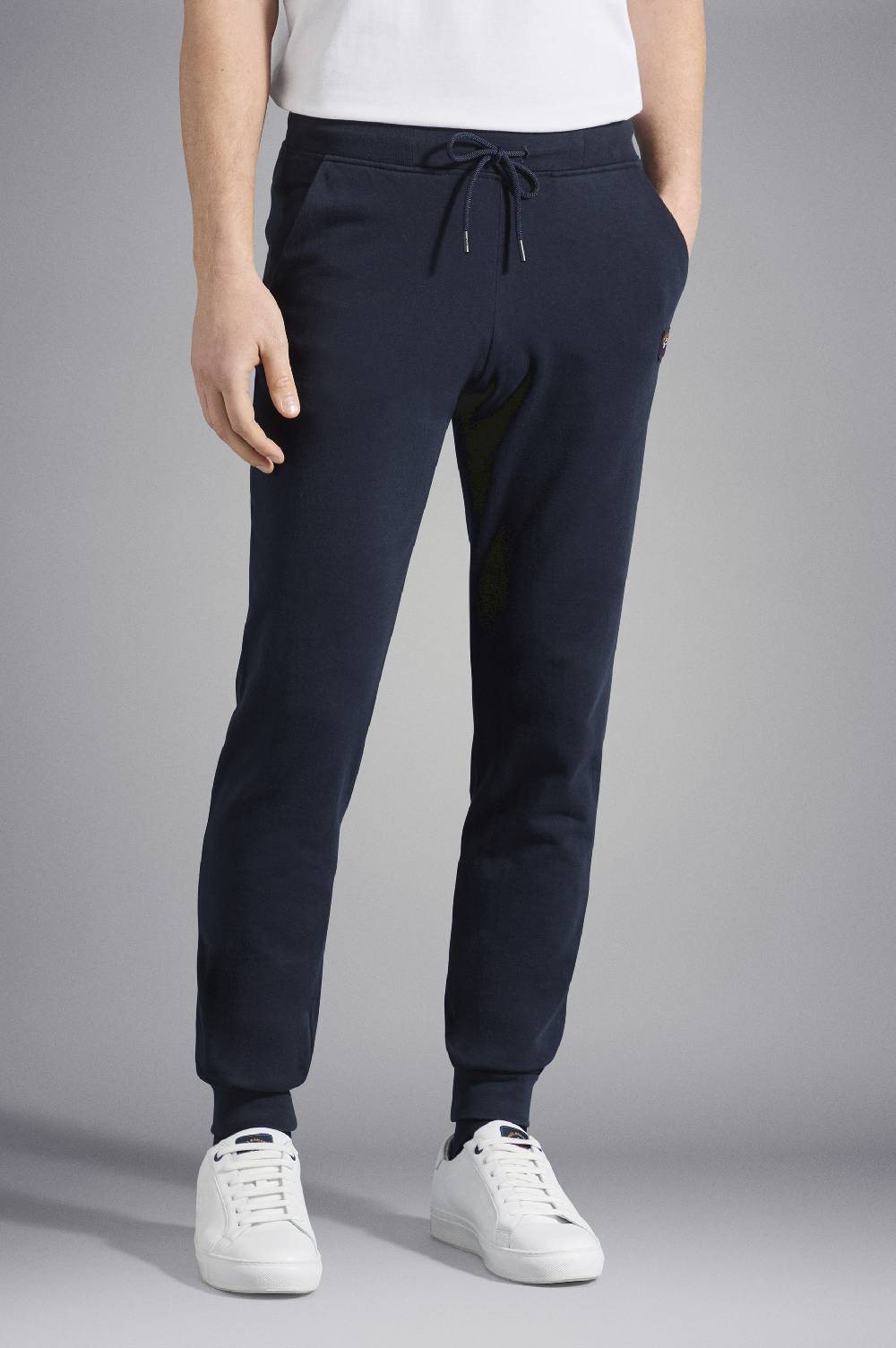 Paul & Shark Pantalone sportivo in cotone con badge iconico Paul & Shark