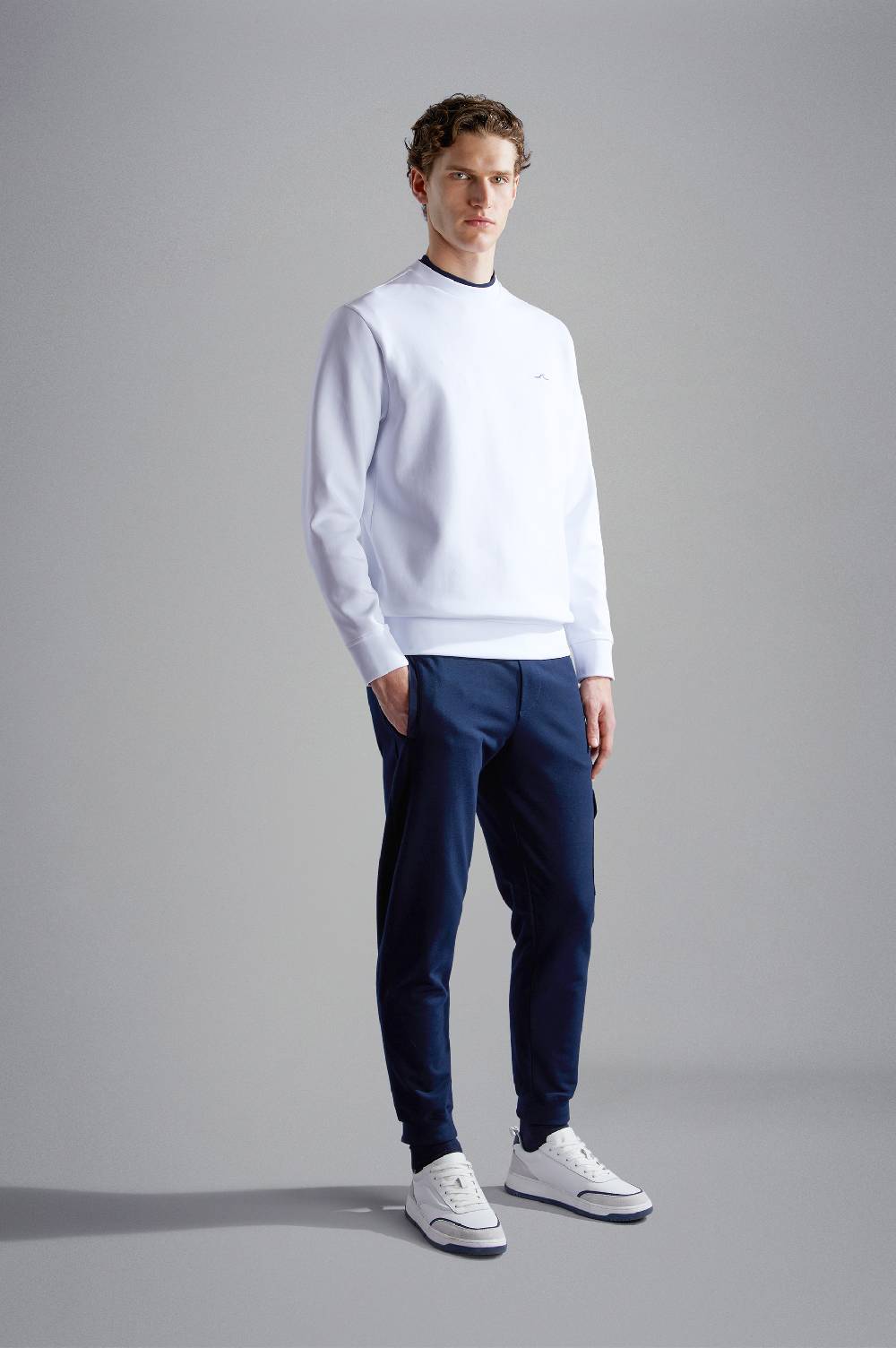 Paul & Shark Pantalone Sportivo In Cotone Stretch Con Inserti Typhoon® Paul & Shark