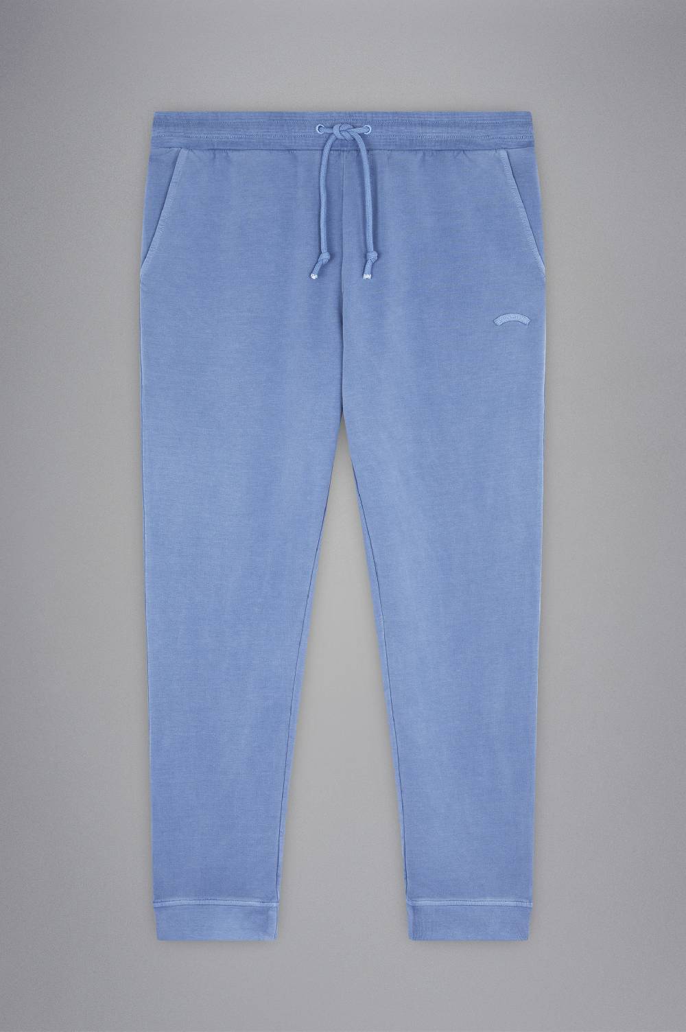 Paul & Shark Pantaloni Sportivi In Cotone Stretch Tinto Capo Paul & Shark