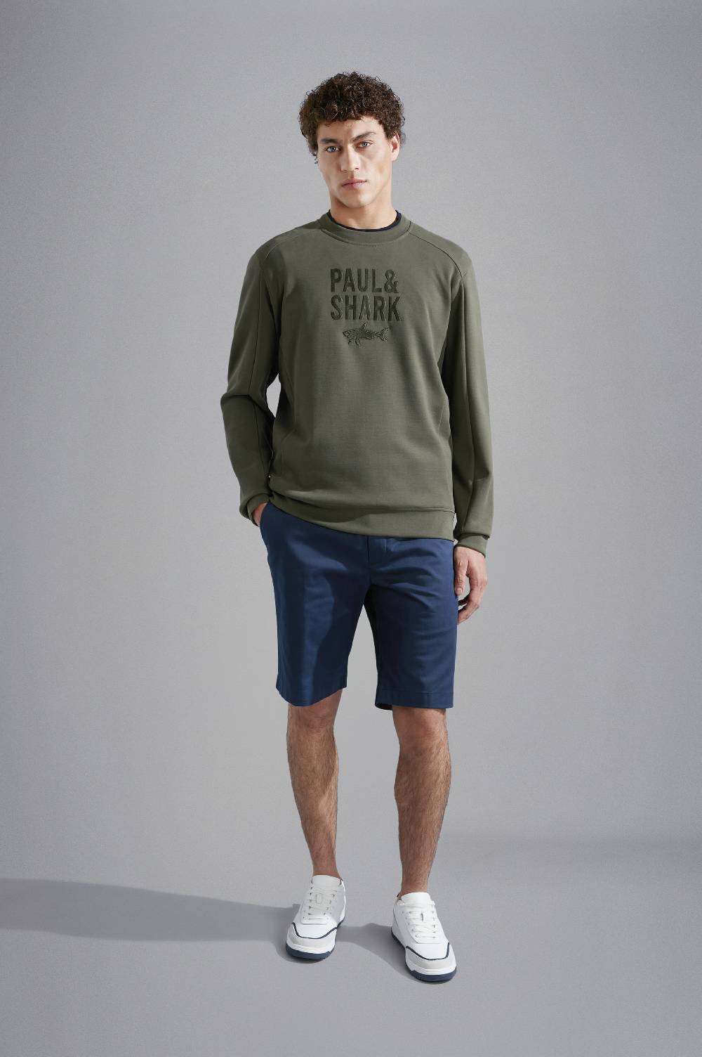 Paul & Shark Bermuda In Cotone Stretch Paul & Shark