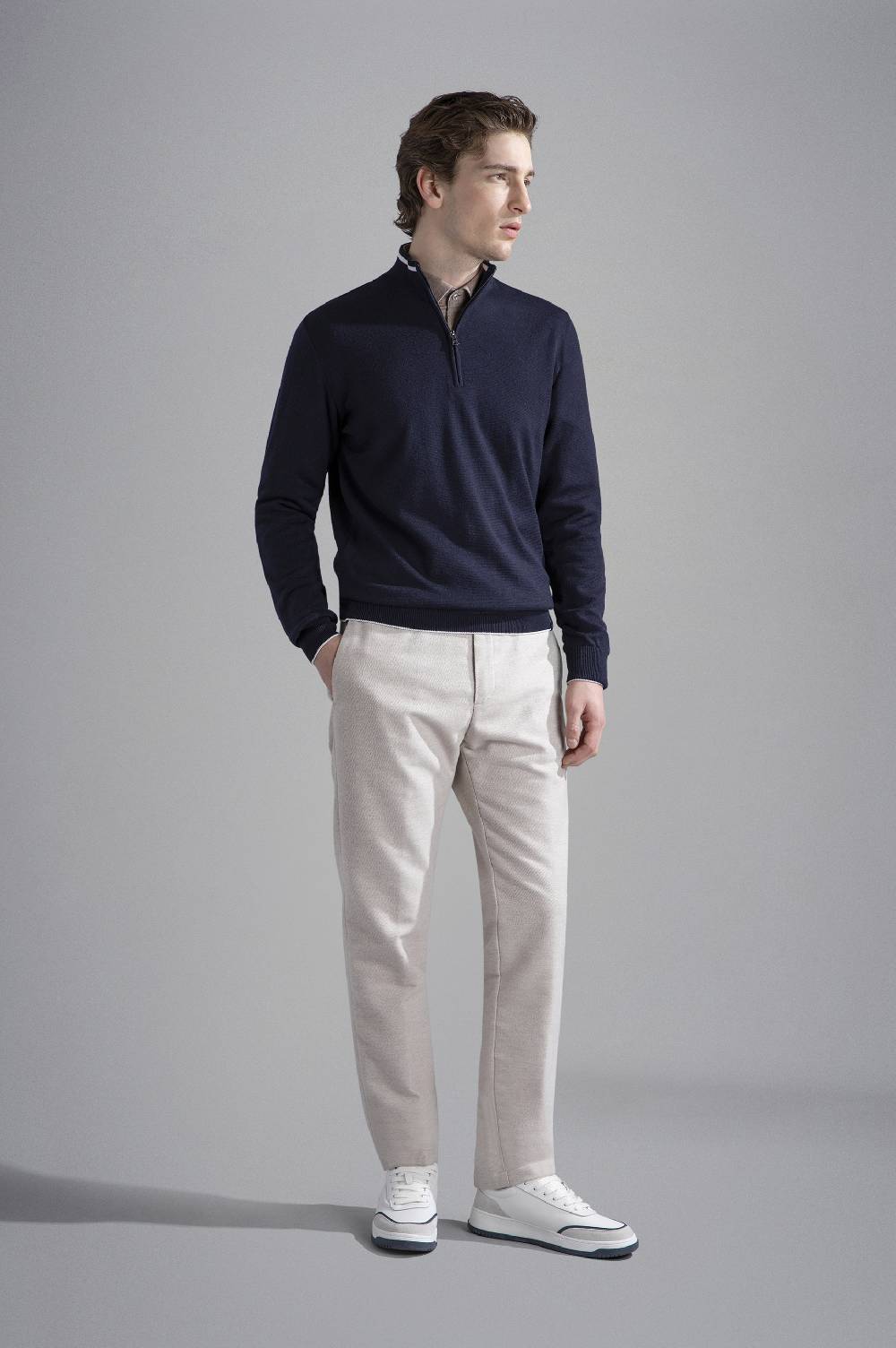 Paul & Shark Camicia In Cotone E Lino Paul & Shark