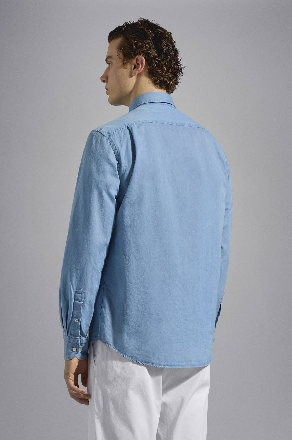 Paul & Shark Camicia In Denim Di Cotone Paul & Shark