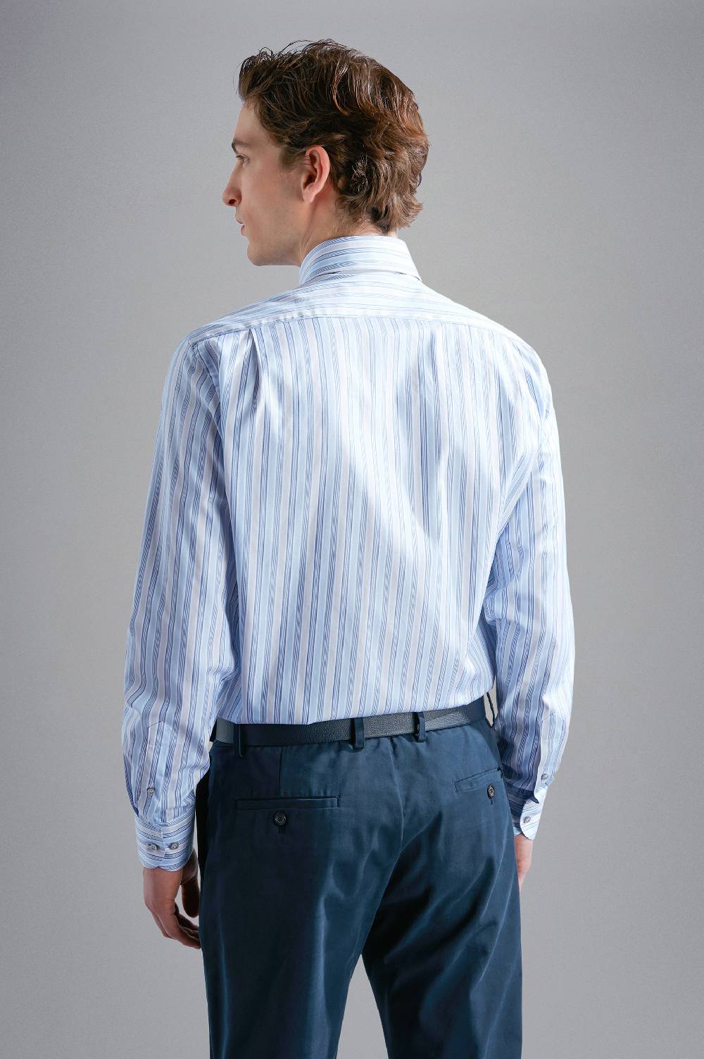 Paul & Shark Camicia In Raso Di Cotone Paul & Shark