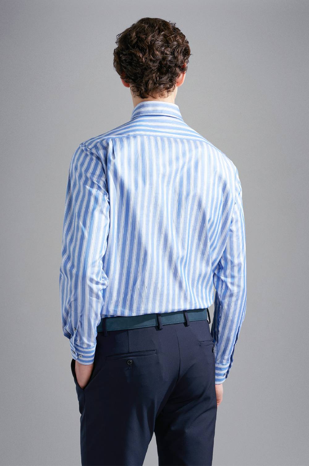 Paul & Shark Camicia In Raso Di Cotone Paul & Shark