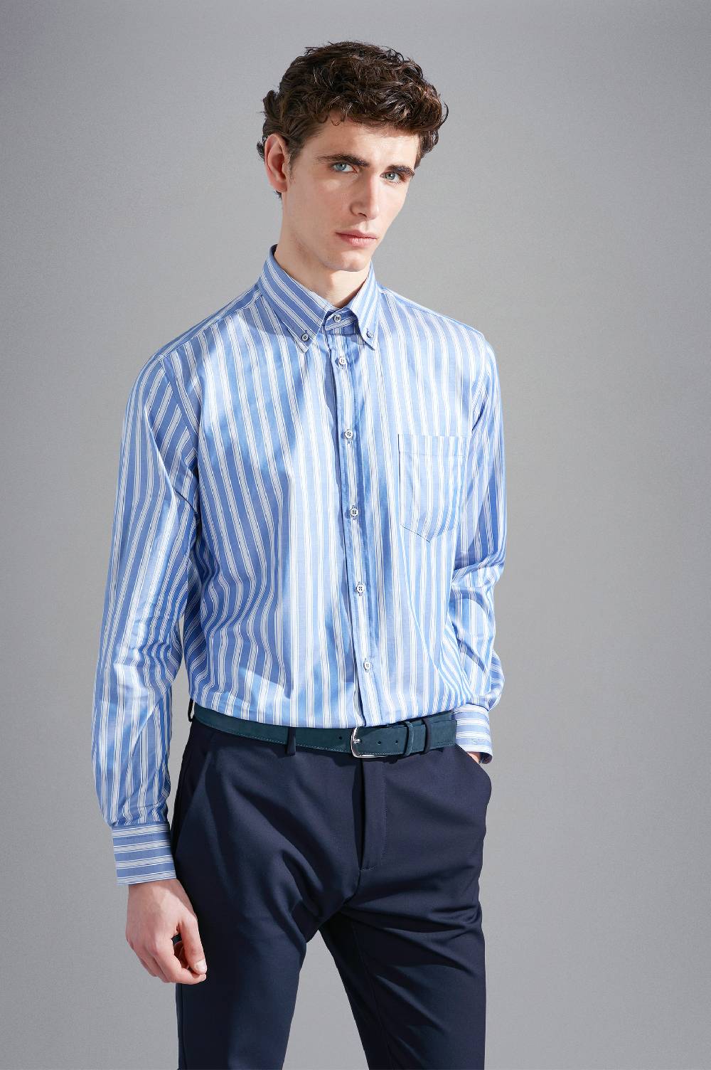 Paul & Shark Camicia in raso di cotone Paul & Shark