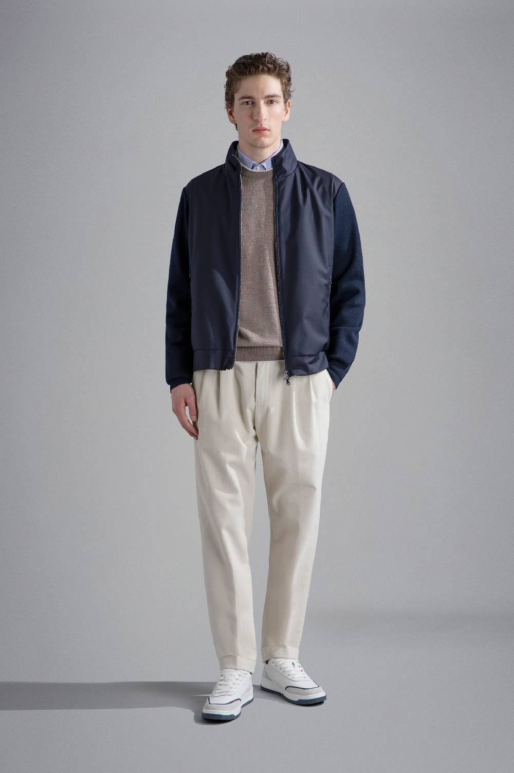 Paul & Shark Camicia In Twill Di Cotone Paul & Shark