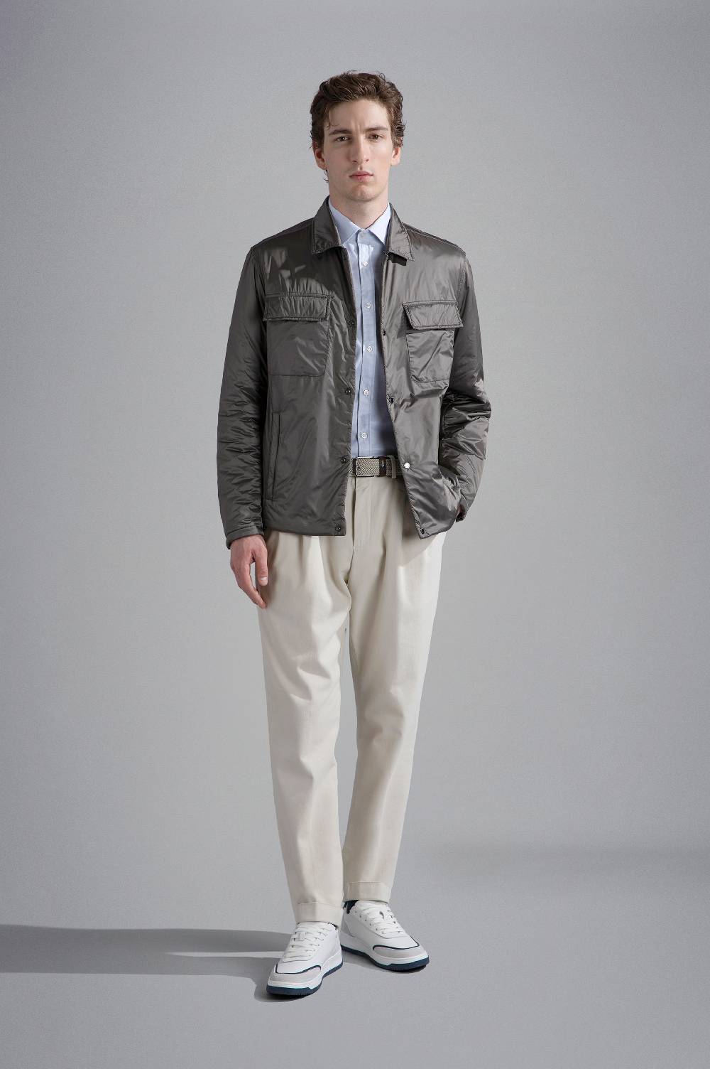 Paul & Shark Camicia In Twill Di Cotone Paul & Shark