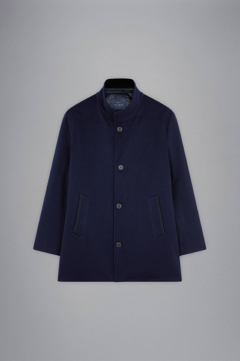 Paul & Shark Car Coat In Cashmere Paul & Shark