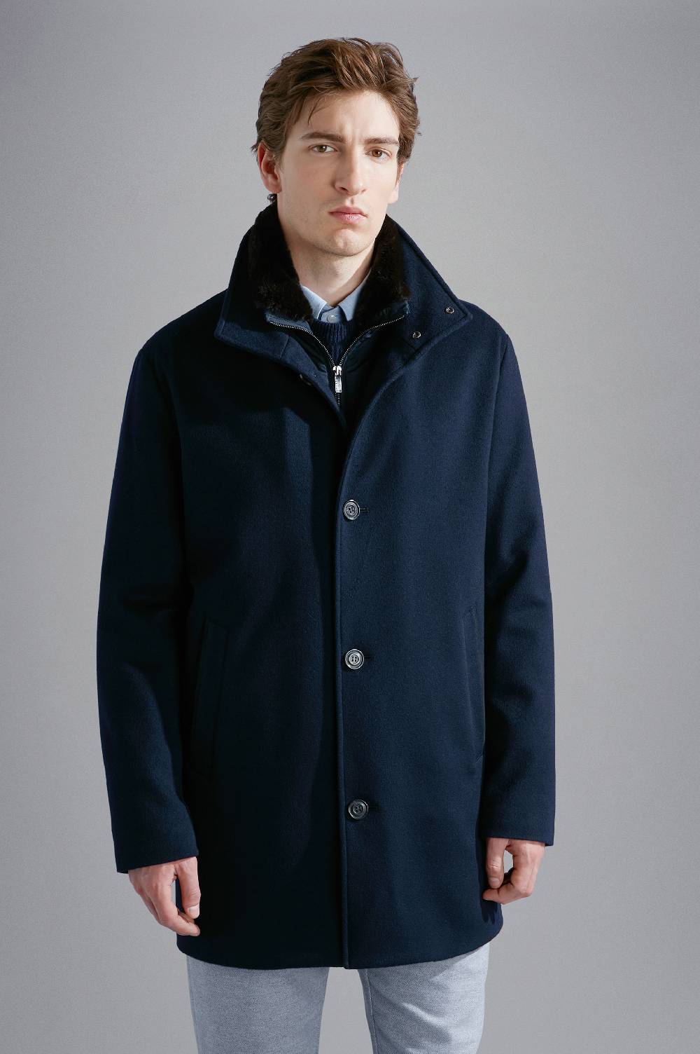 Paul & Shark Car coat in Cashmere Paul & Shark