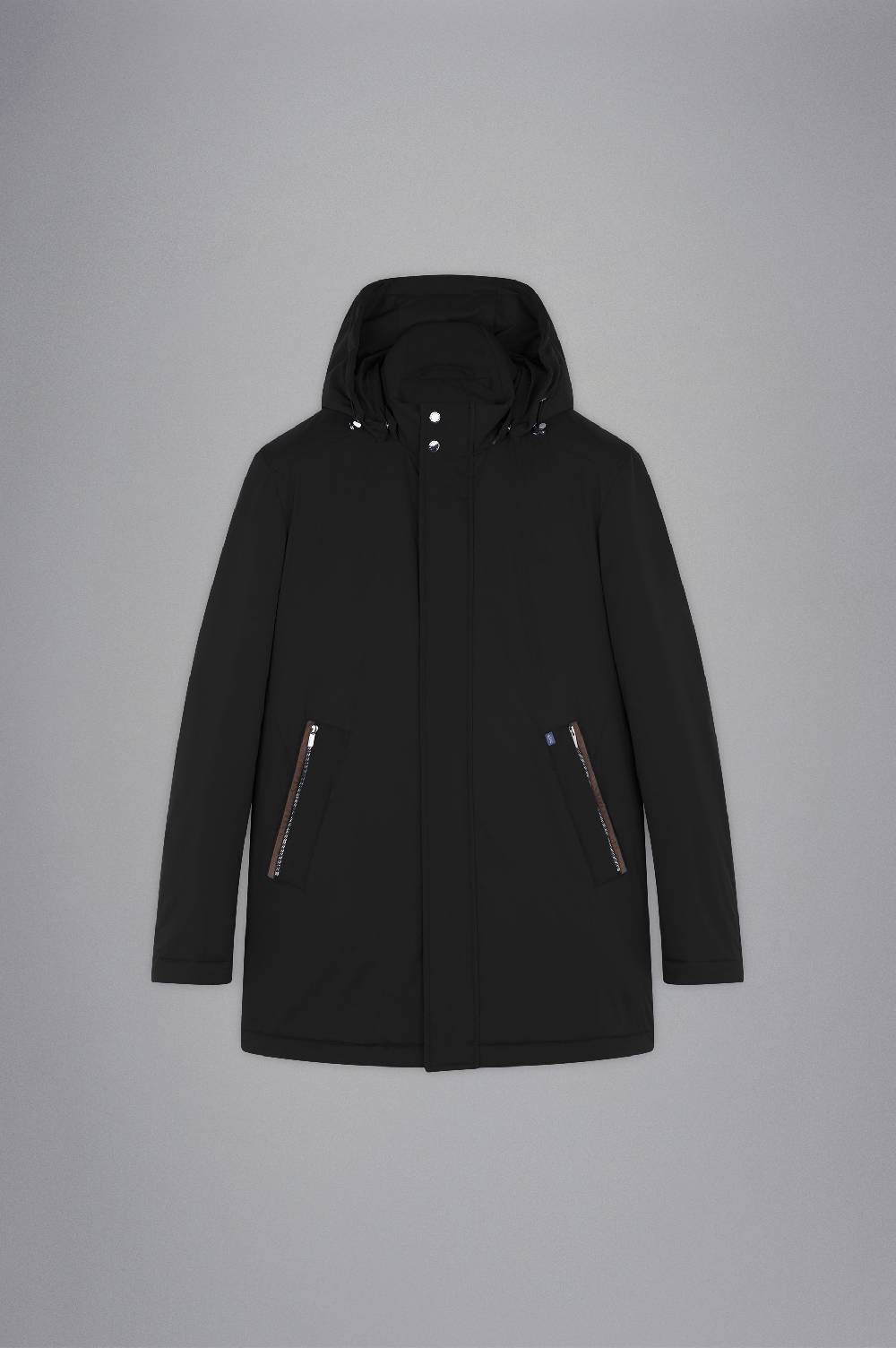 Paul & Shark Car Coat In Typhoon Platinum Paul & Shark