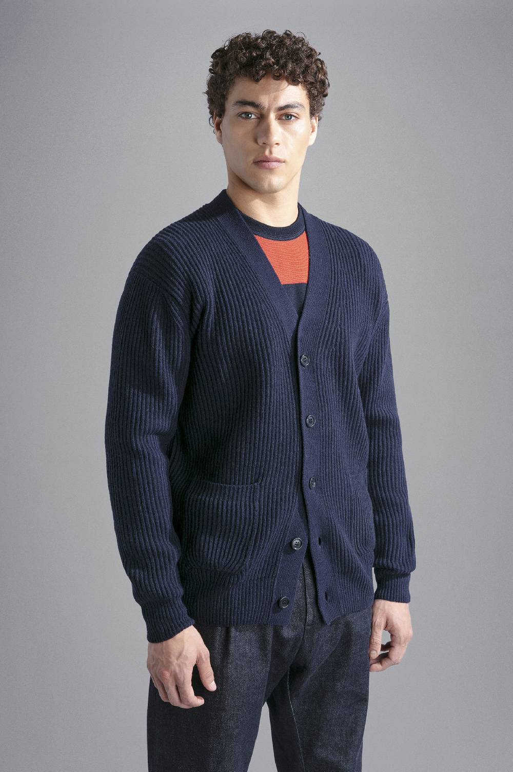 Paul & Shark Cardigan in Re-Wool Paul & Shark