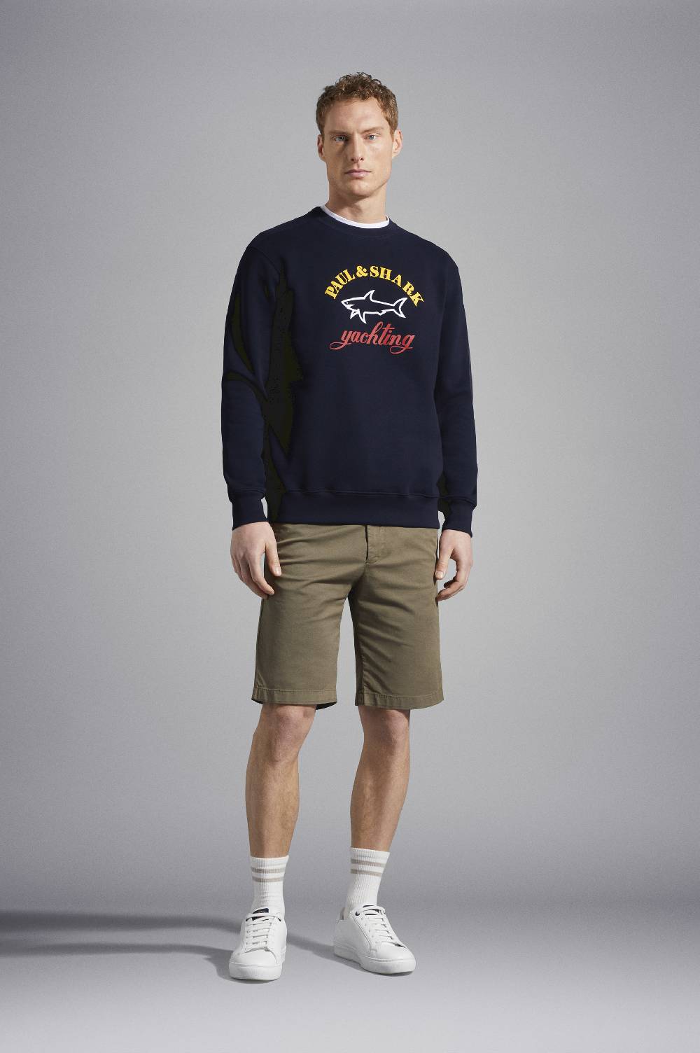 Paul & Shark Felpa Con Stampa Logo Paul & Shark