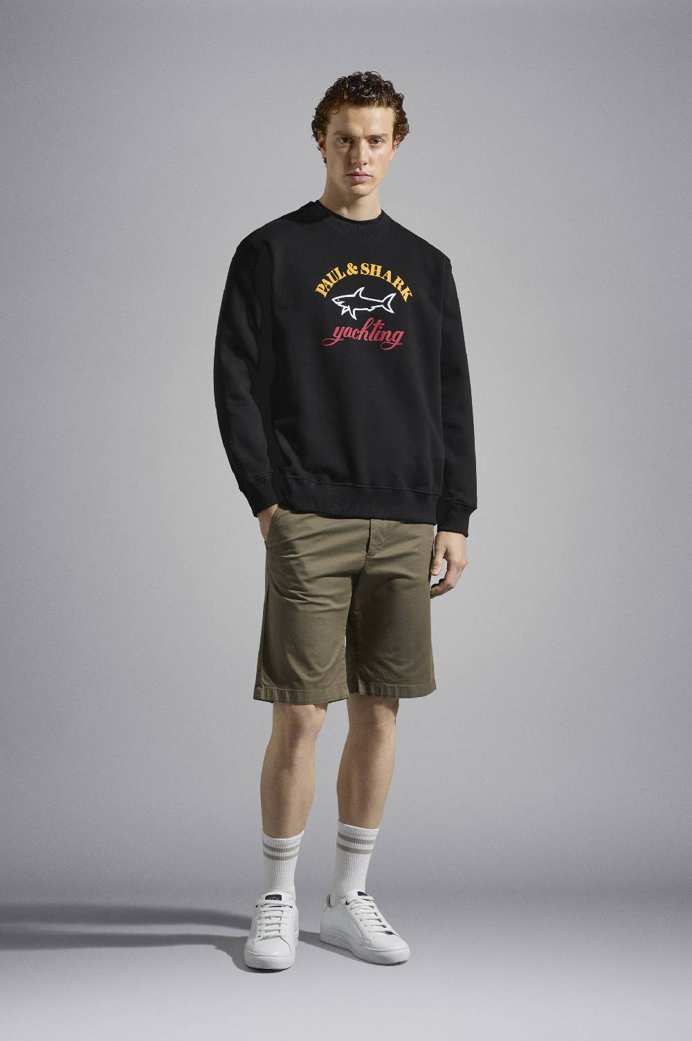 Paul & Shark Felpa Con Stampa Logo Paul & Shark