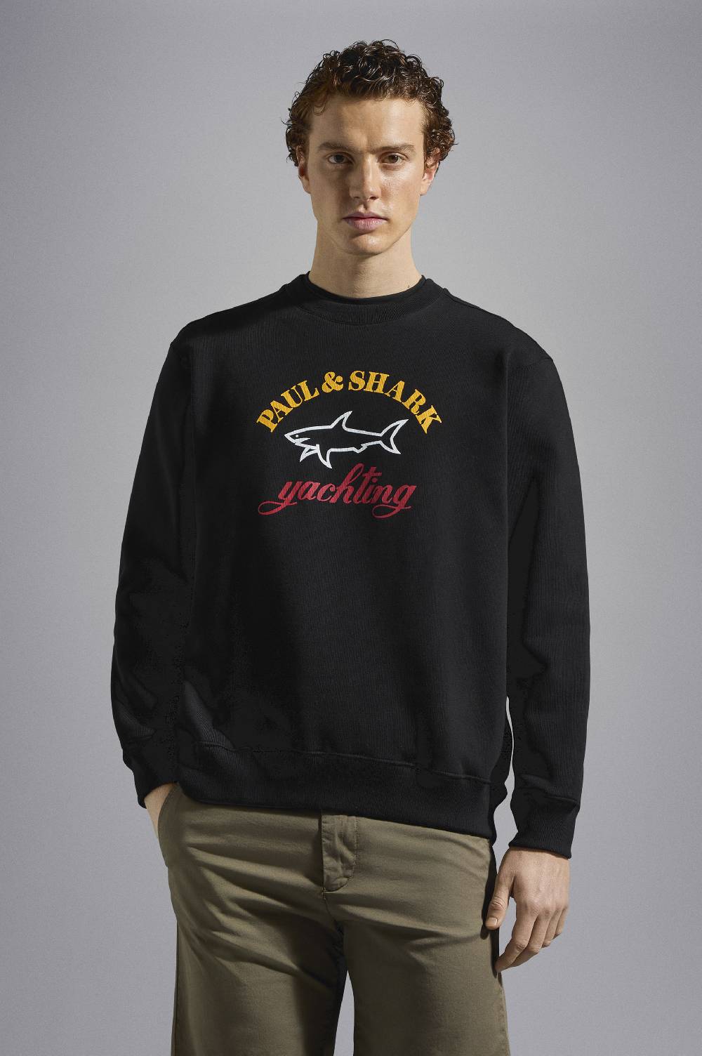 Paul & Shark felpa con stampa logo Paul & Shark