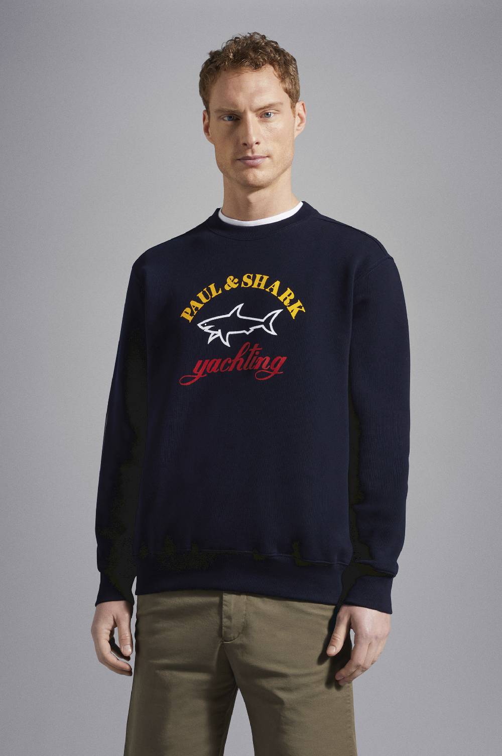 Paul & Shark felpa con stampa logo Paul & Shark