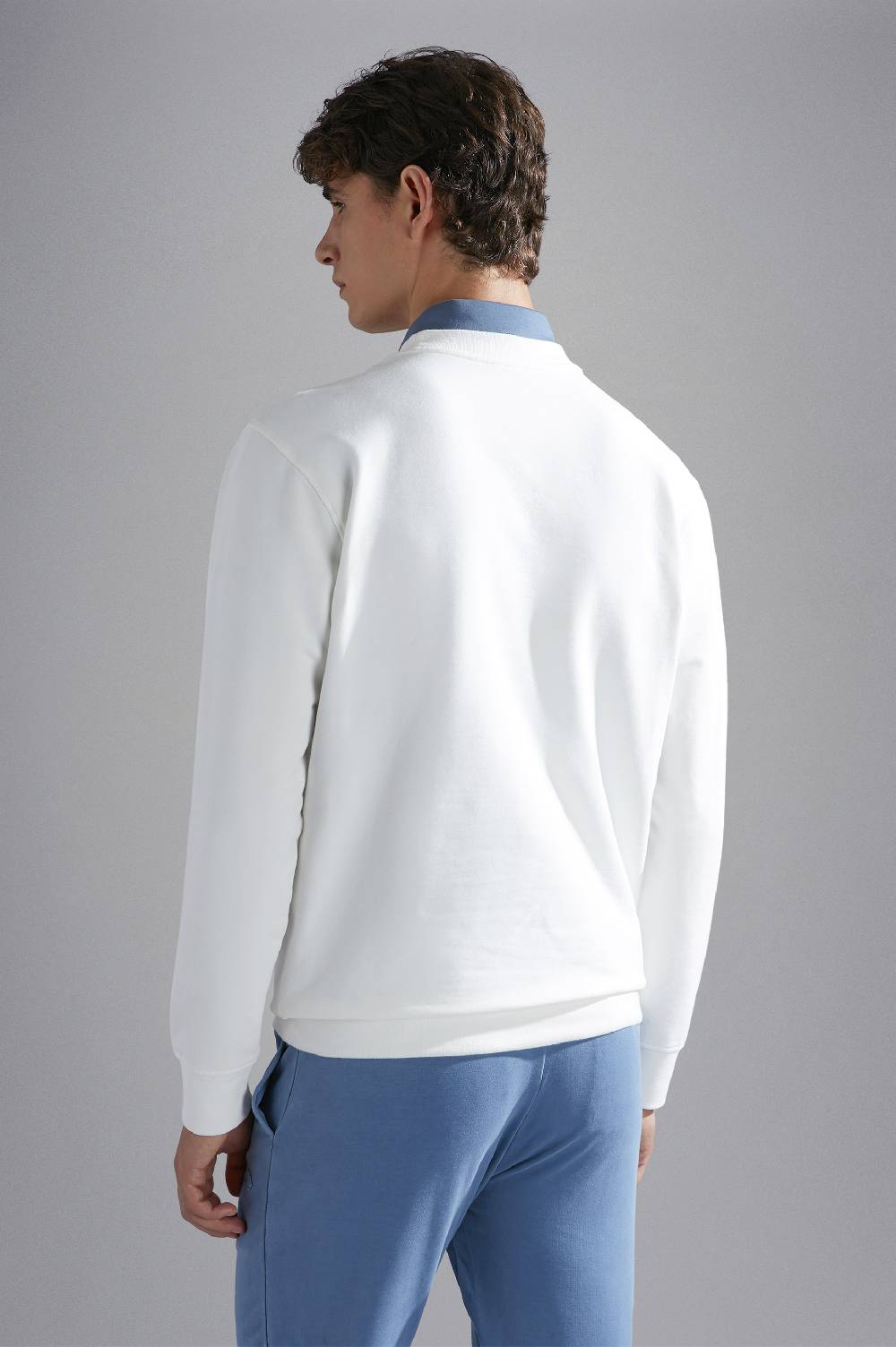 Paul & Shark Felpa In Cotone Con Stampe Paul & Shark