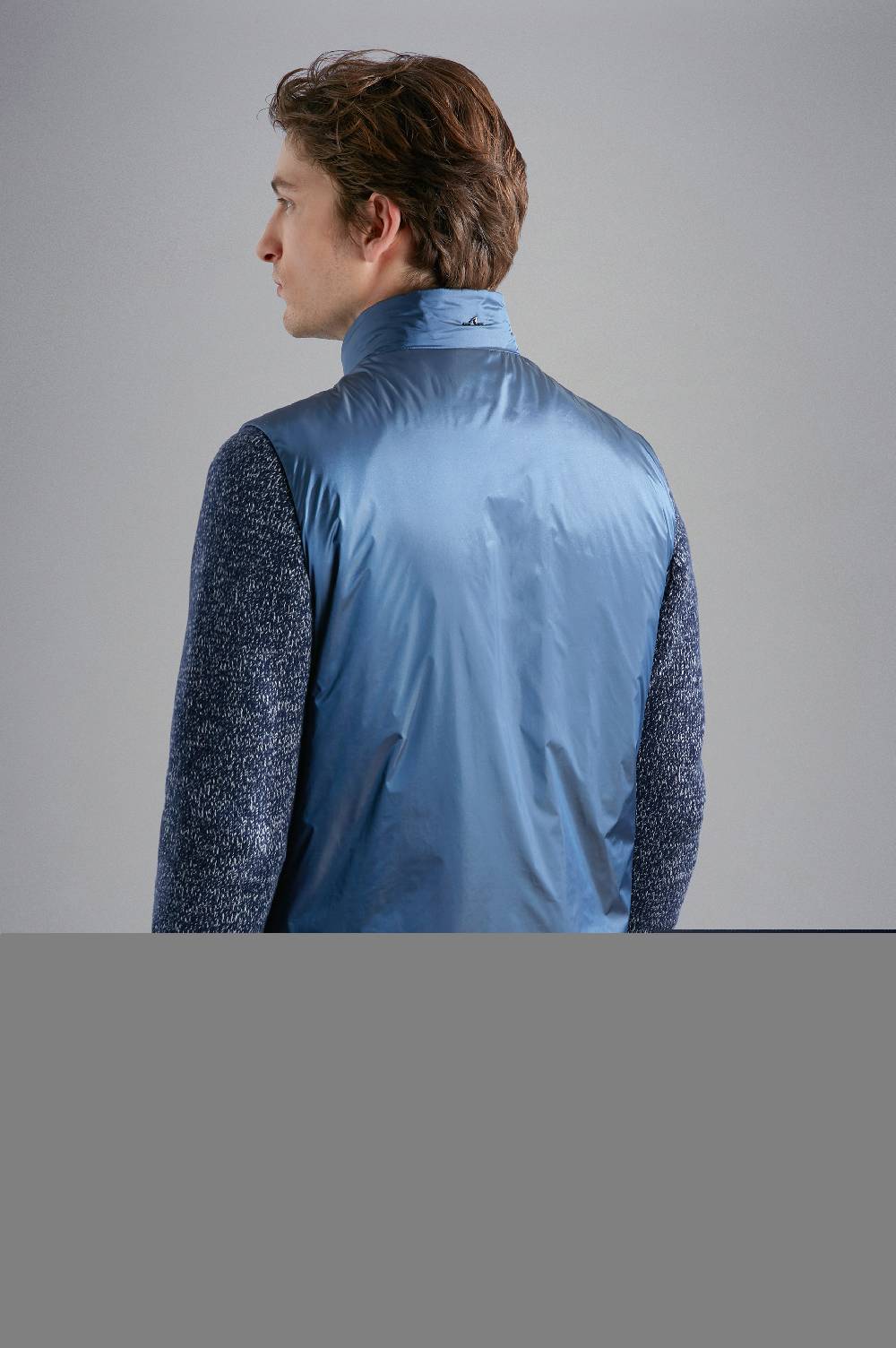 Paul & Shark Gilet In Nylon Cangiante Paul & Shark