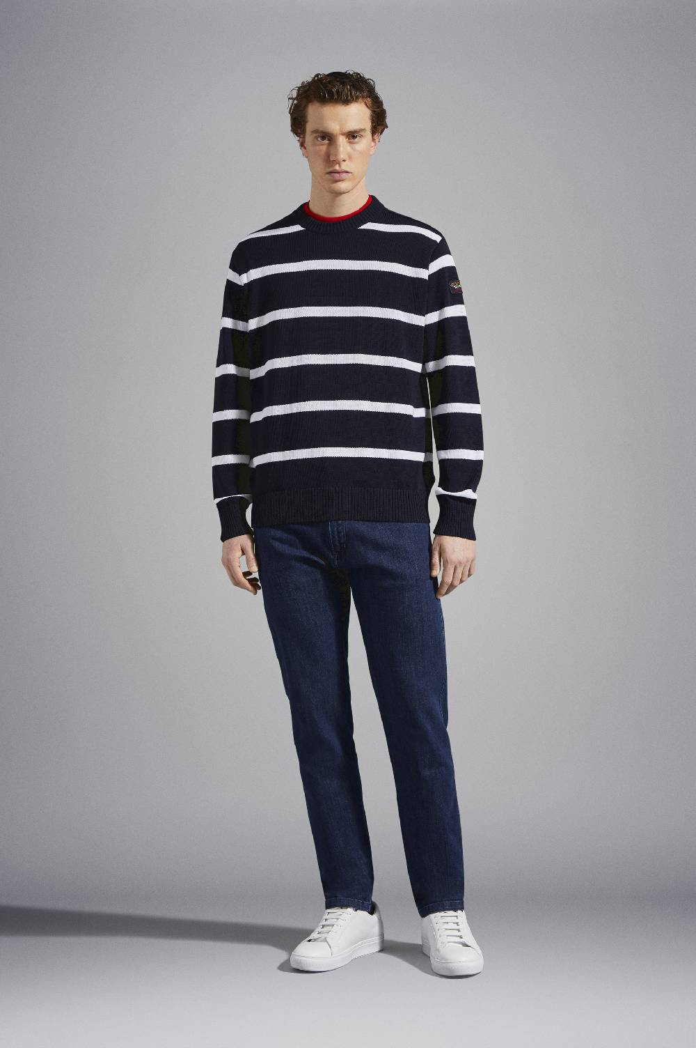 Paul & Shark Jeans 5 Tasche In Cotone Paul & Shark