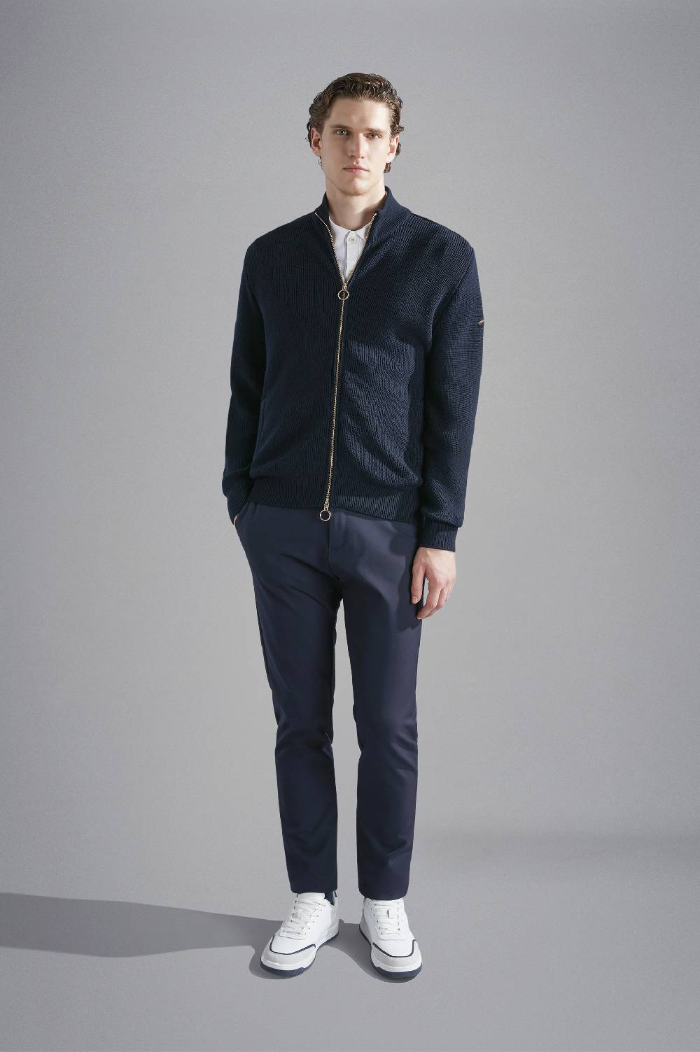 Paul & Shark Maglia A Coste In Lana Paul & Shark