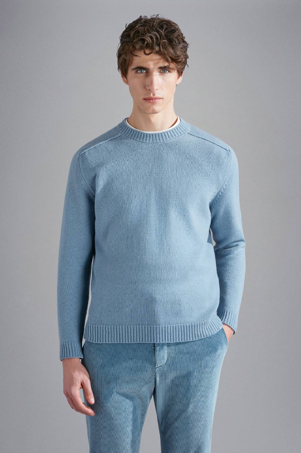 Paul & Shark Maglia in Re-Wool tinto capo Paul & Shark