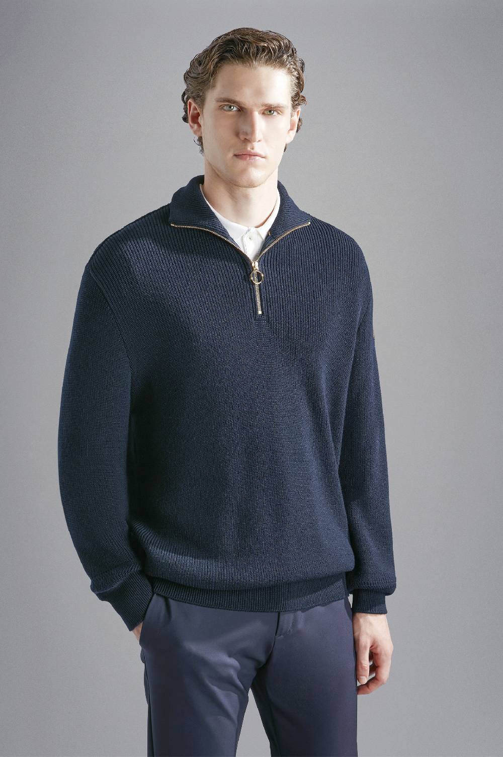 Paul & Shark Maglione dolcevita a coste Paul & Shark