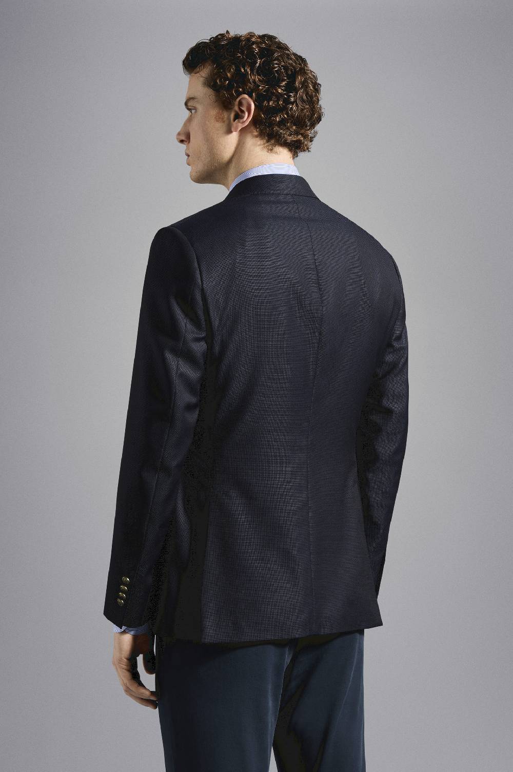 Paul & Shark Navy Blazer Di Lana Leggera Paul & Shark