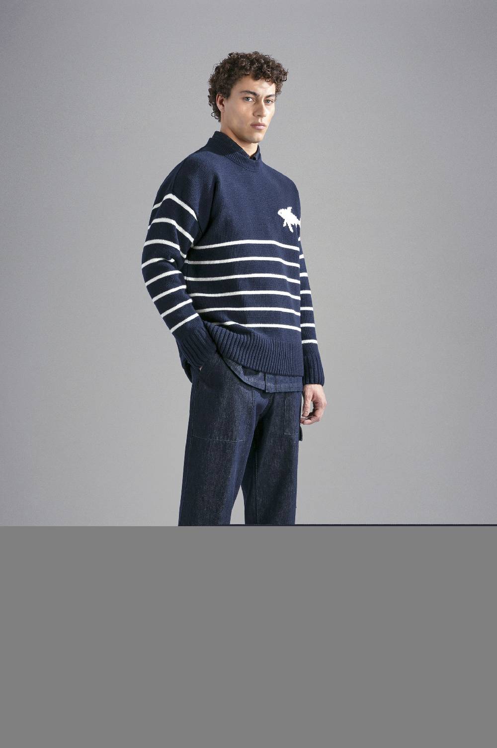 Paul & Shark Overshirt In Denim Paul & Shark