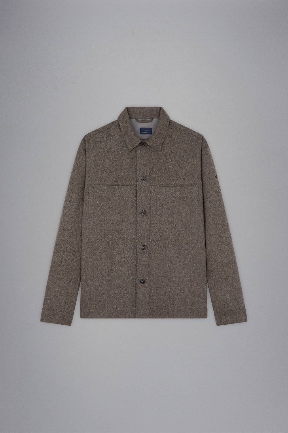 Paul & Shark Overshirt In Lana Tecnica Paul & Shark