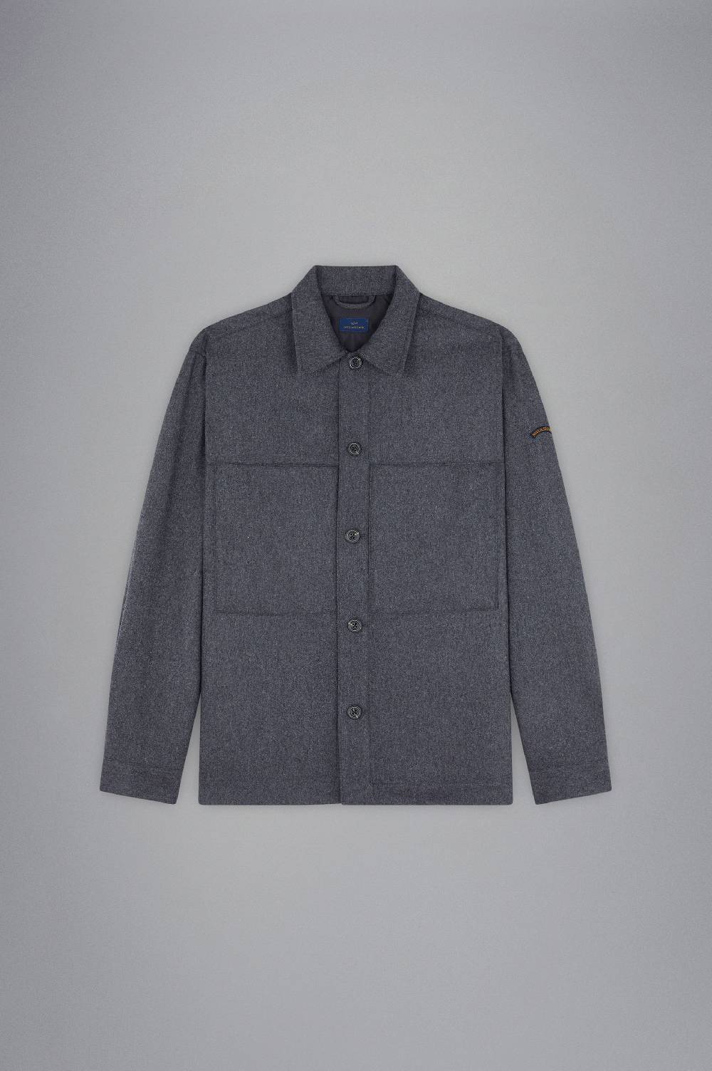 Paul & Shark Overshirt In Lana Tecnica Paul & Shark