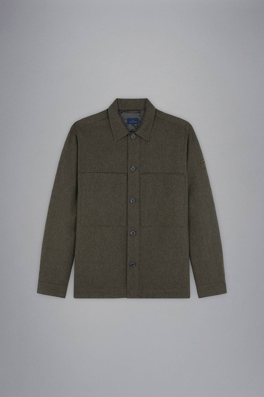 Paul & Shark Overshirt In Lana Tecnica Paul & Shark
