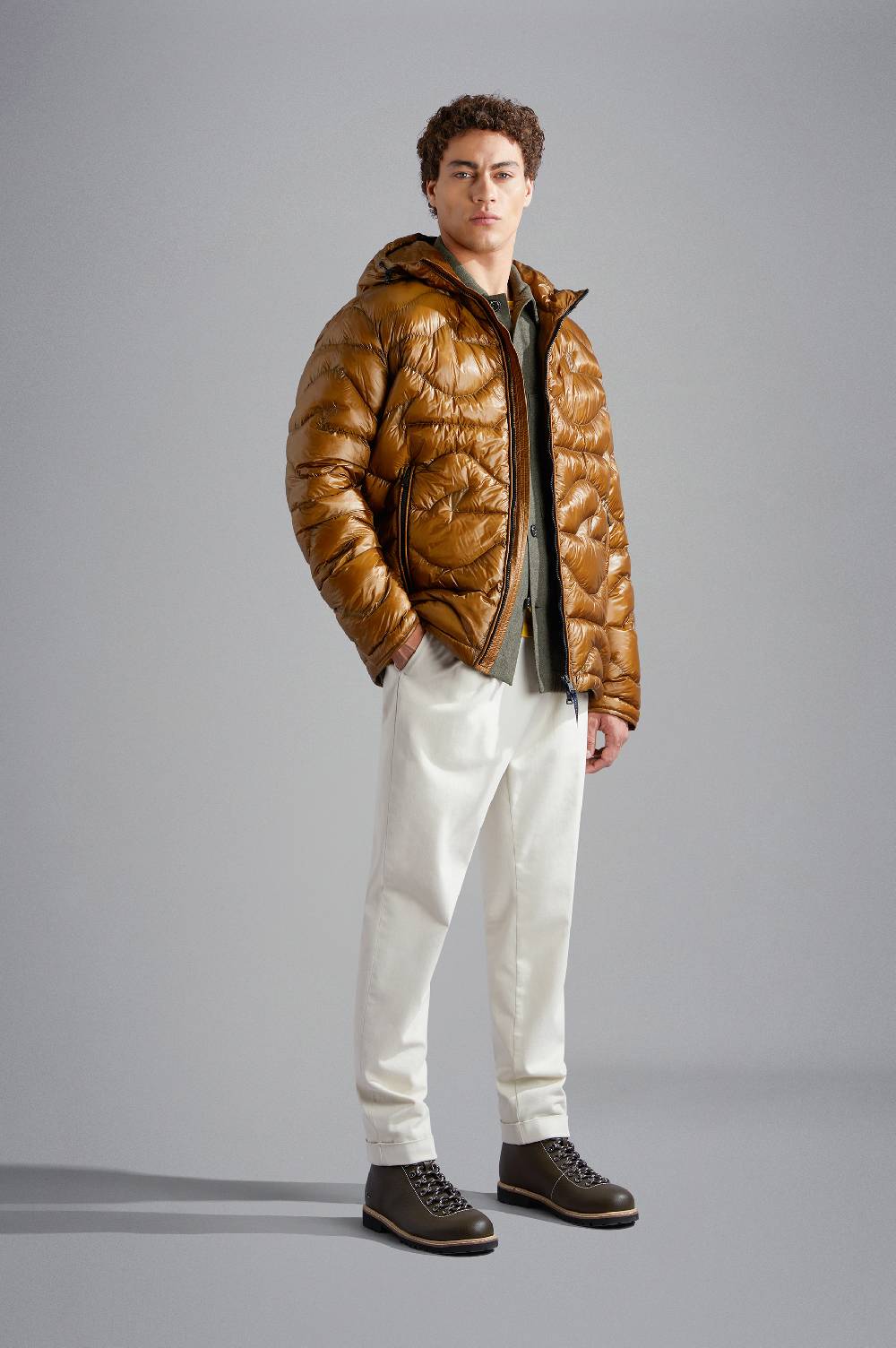 Paul & Shark Overshirt In Lana Tecnica Paul & Shark