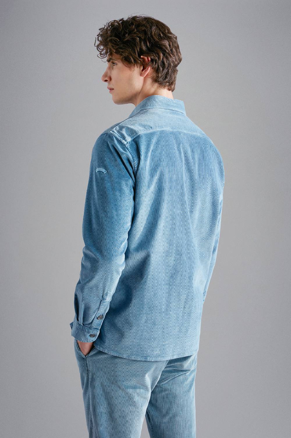 Paul & Shark Overshirt In Velluto Paul & Shark