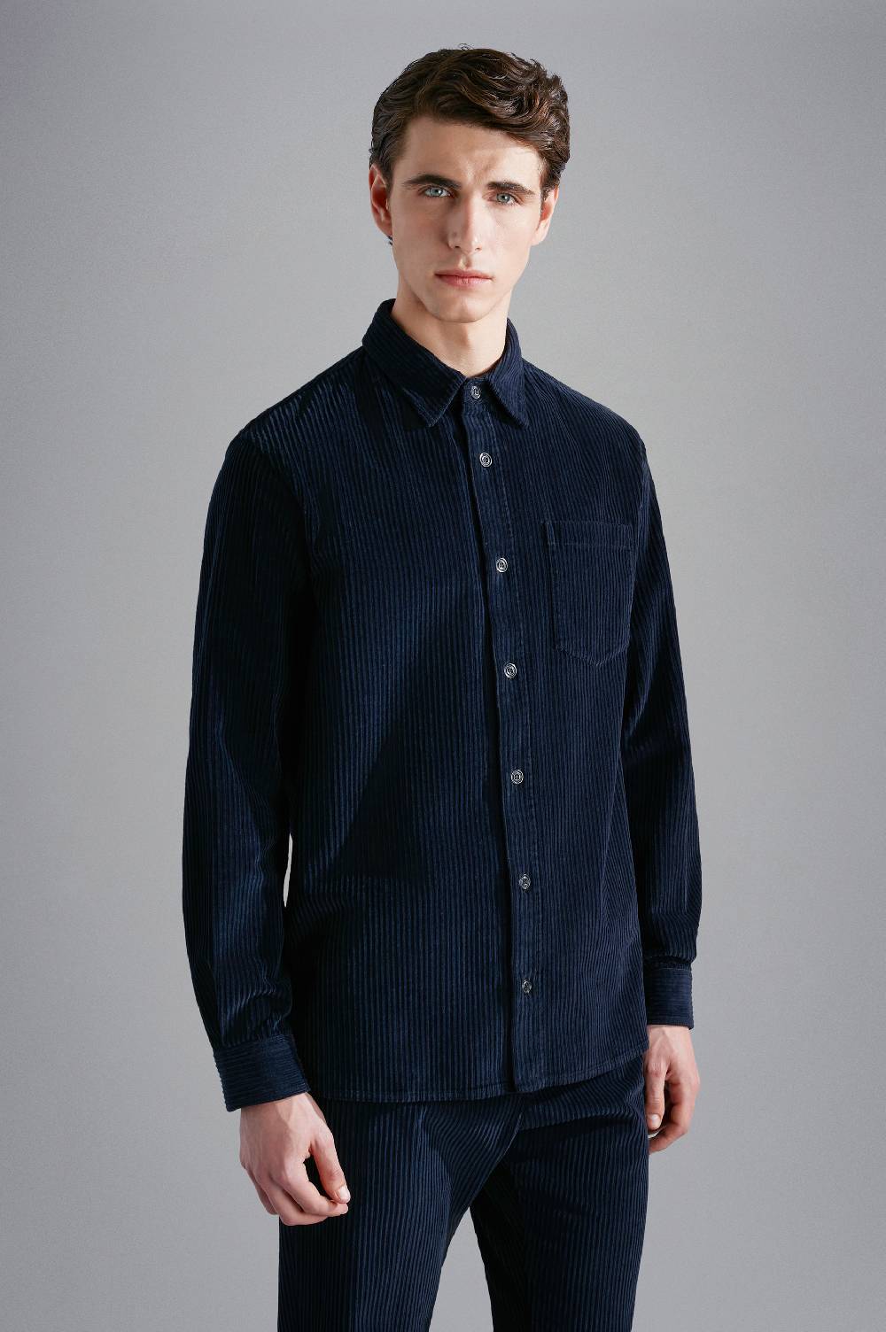 Paul & Shark Overshirt in velluto Paul & Shark