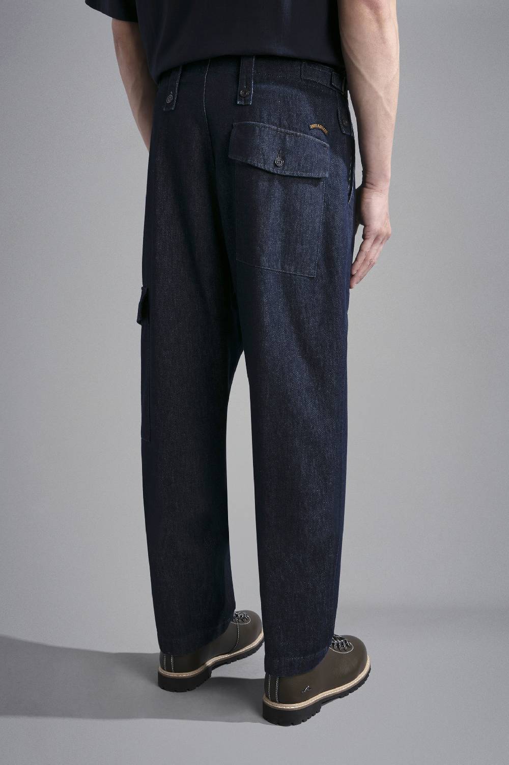 Paul & Shark Pantalone Cargo In Denim Paul & Shark