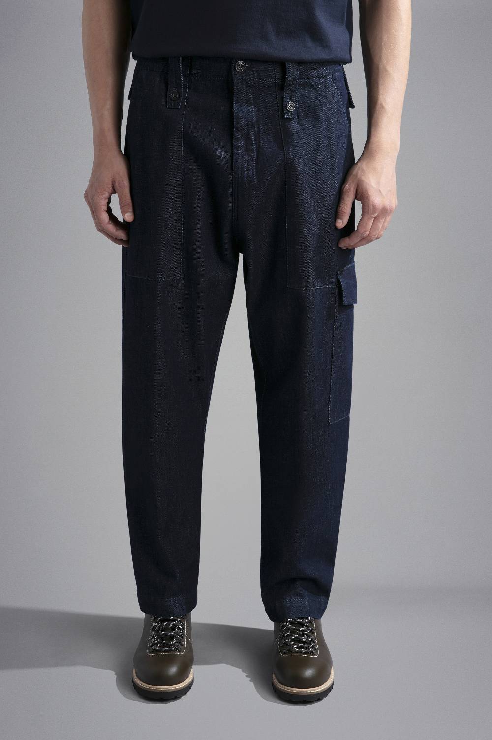 Paul & Shark Pantalone cargo in denim Paul & Shark