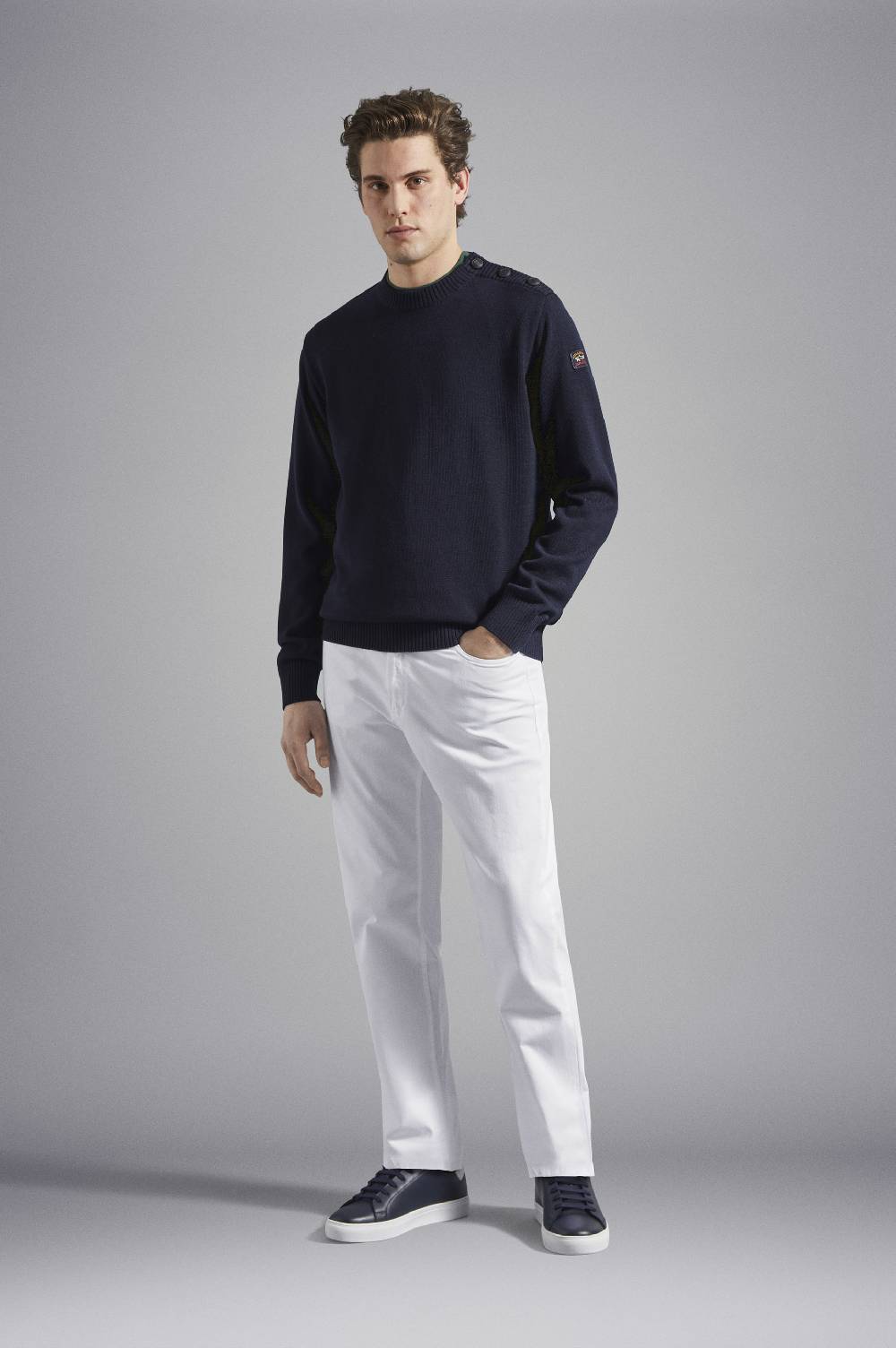 Paul & Shark Pantalone In Cotone Stretch Paul & Shark
