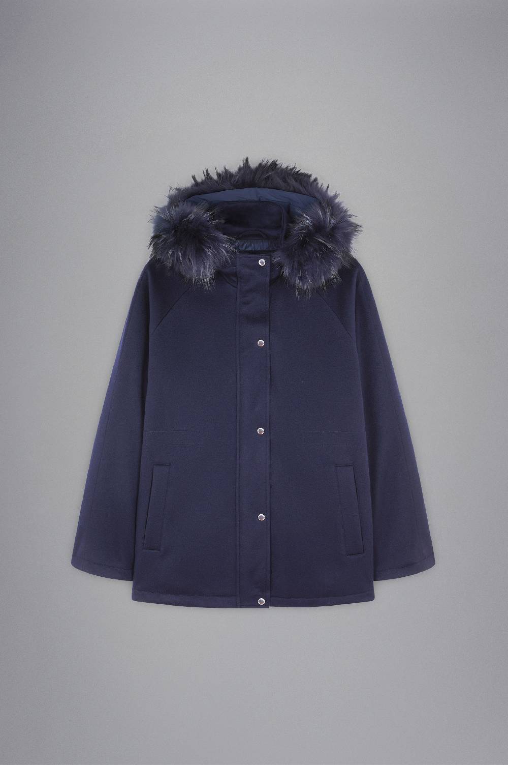 Paul & Shark Parka In Cashmere Paul & Shark