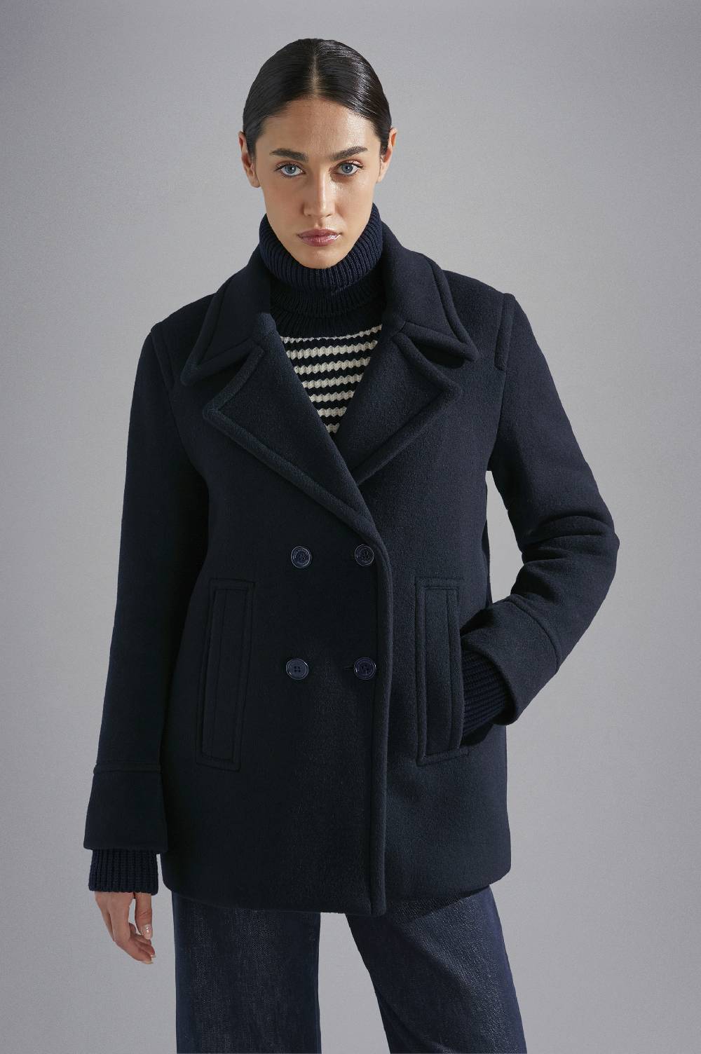 Paul & Shark Peacoat in Re-Wool Paul & Shark