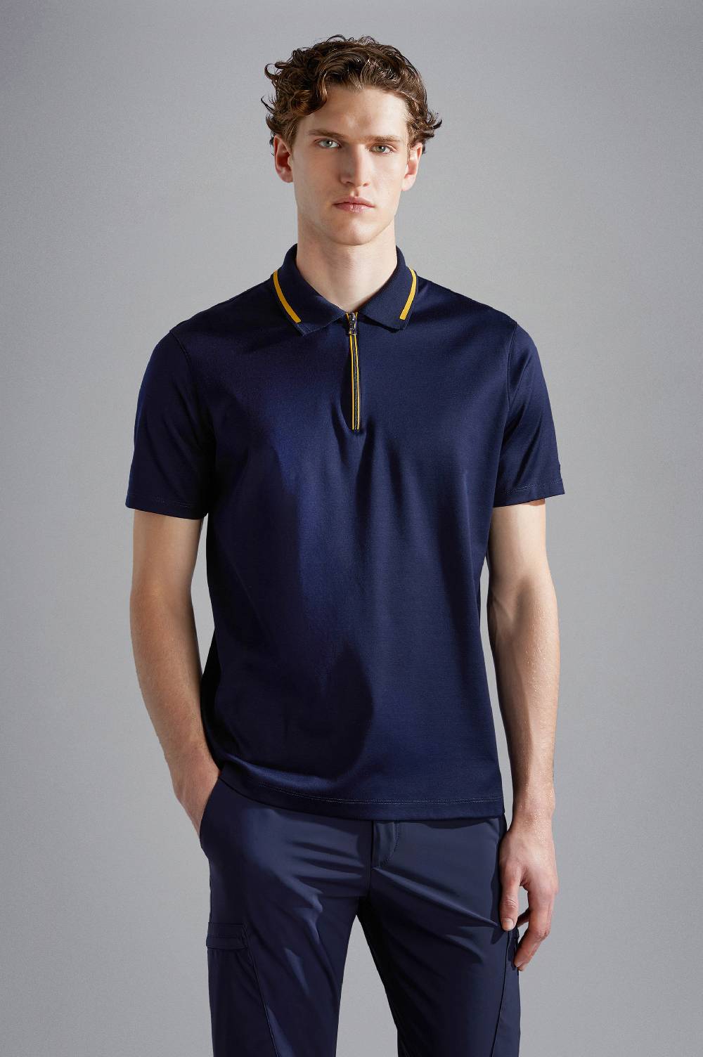 Paul & Shark Polo in cotone con zip Paul & Shark