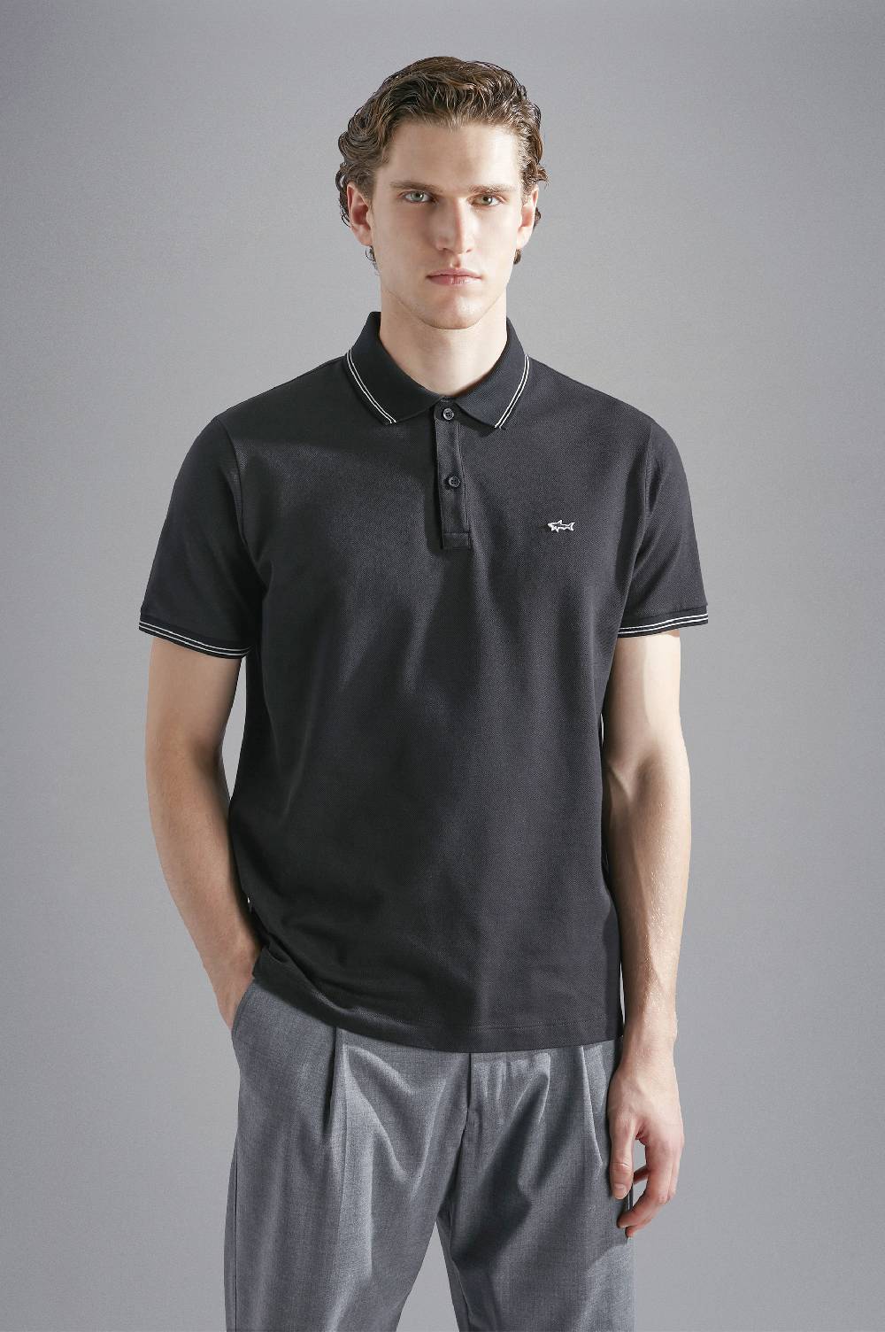 Paul & Shark Polo in cotone jaspé piqué Paul & Shark