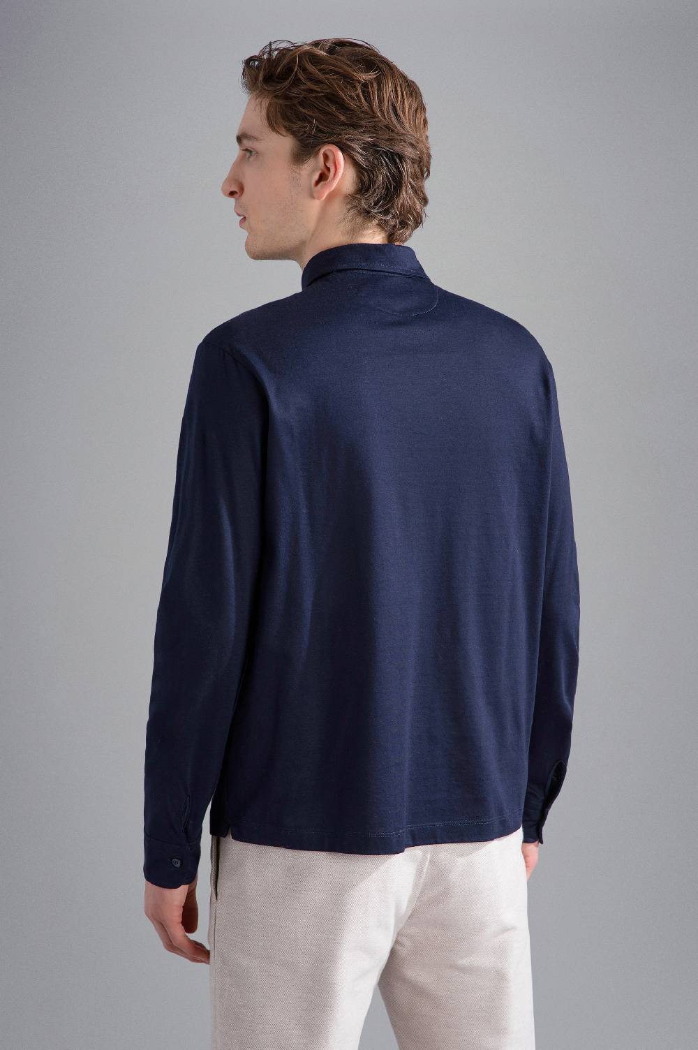 Paul & Shark Polo In Cotone Tencel Paul & Shark