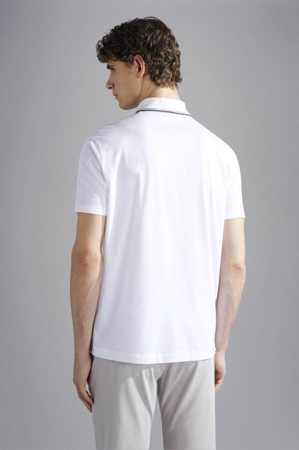 Paul & Shark Polo In Cotone Tencel Piqué Paul & Shark