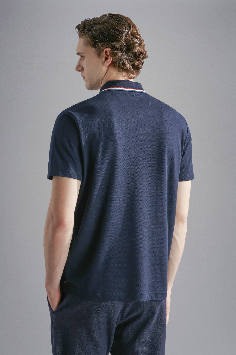 Paul & Shark Polo In Cotone Tencel Piqué Paul & Shark