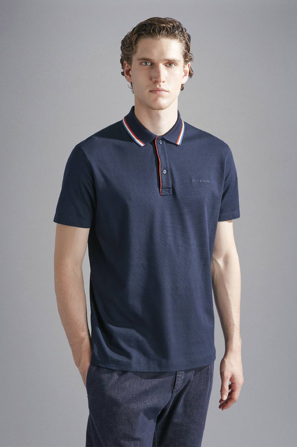 Paul & Shark Polo in cotone tencel piqué Paul & Shark