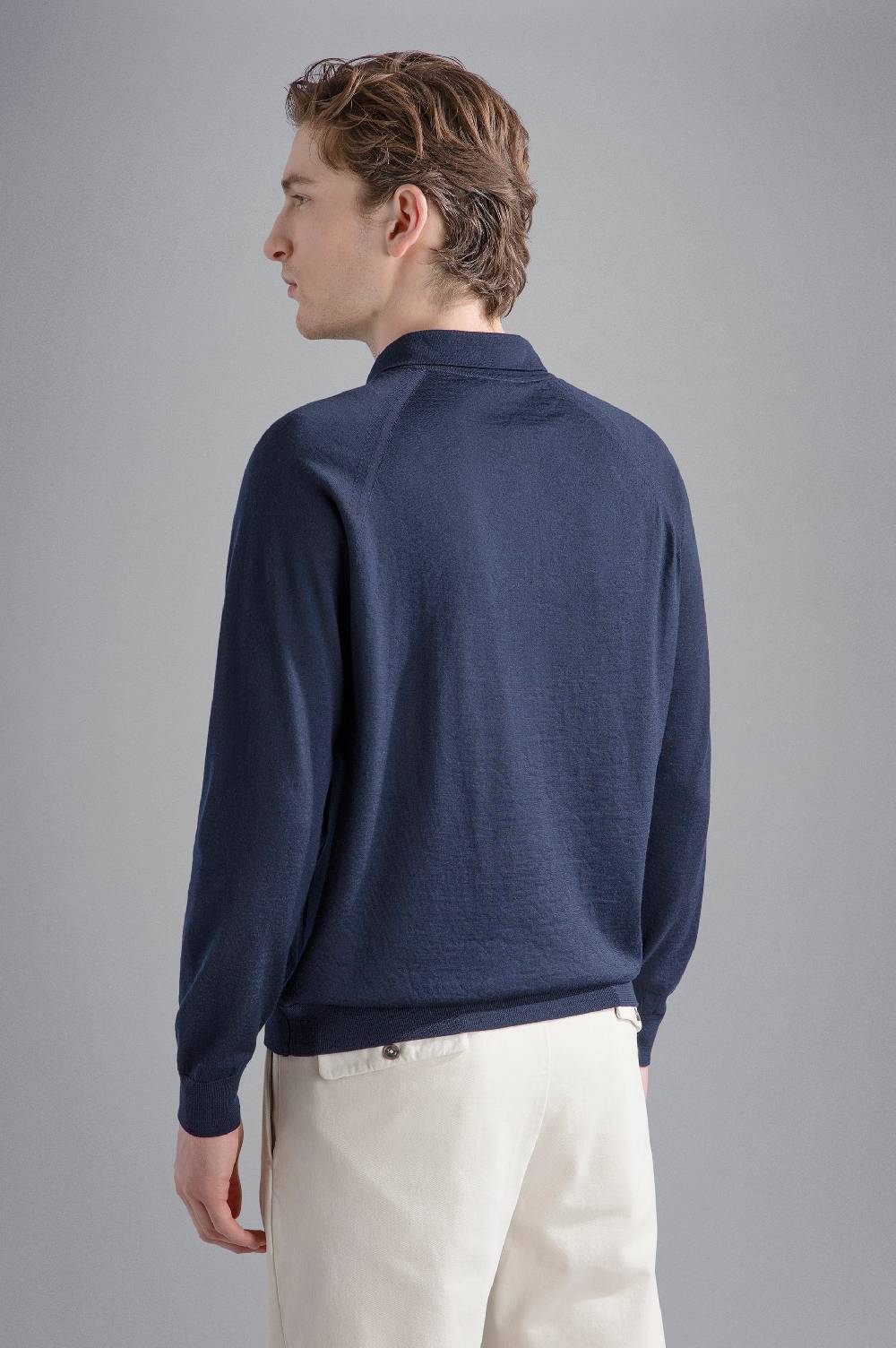 Paul & Shark Polo In Lana Con Zip Paul & Shark