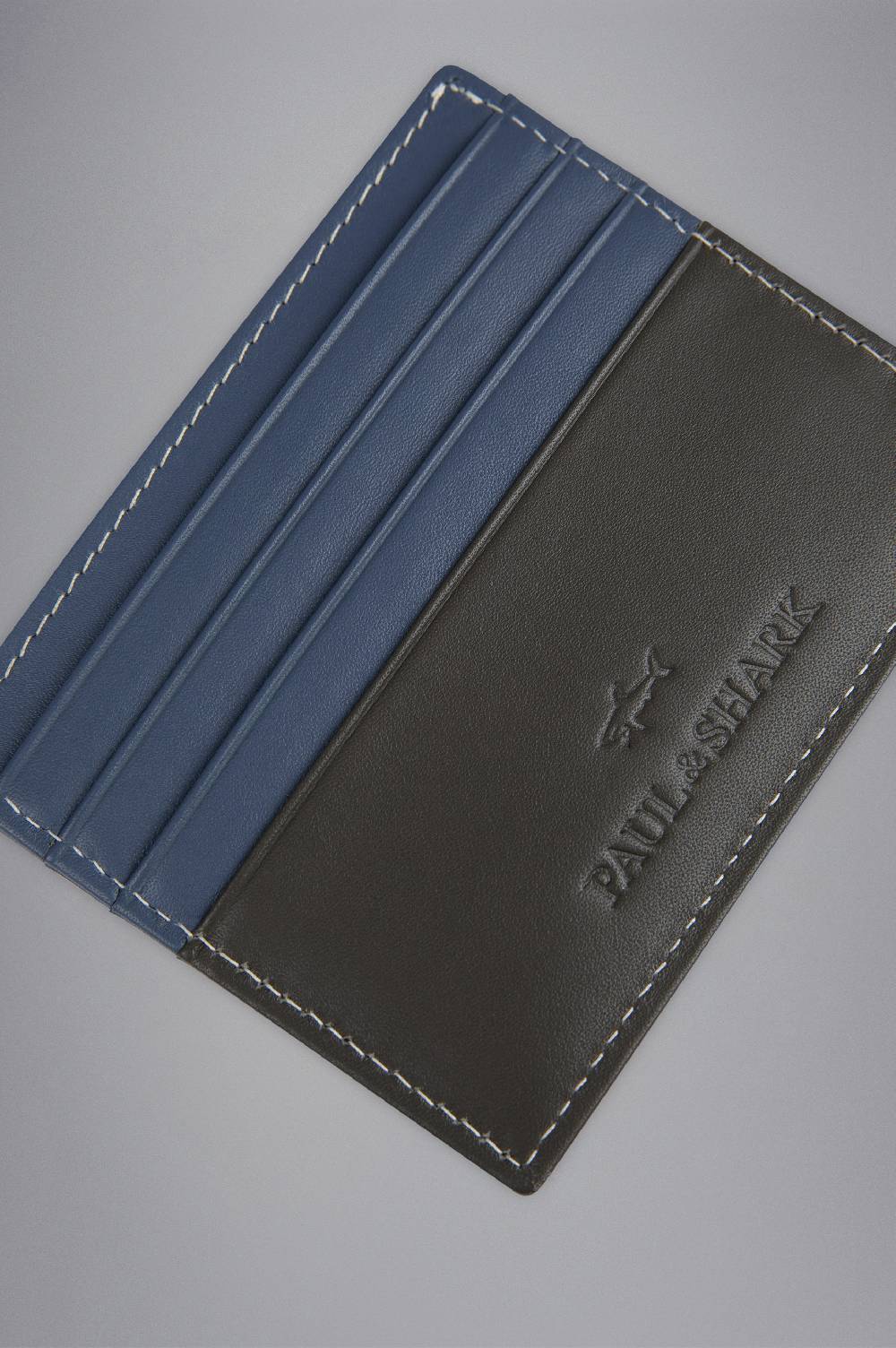 Paul & Shark Portacarte Monogram In Pelle Paul & Shark