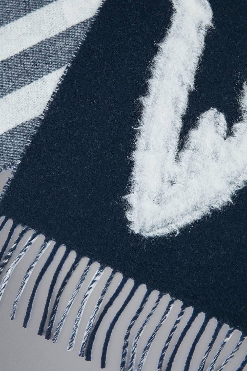 Paul & Shark Sciarpa Fil-coupè In Lana Paul & Shark