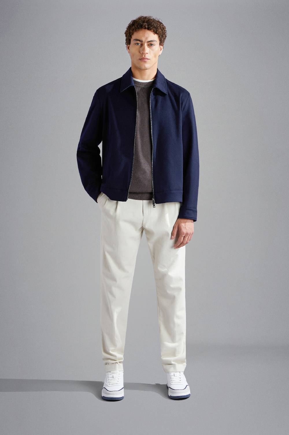 Paul & Shark Shacket In Cashmere Paul & Shark